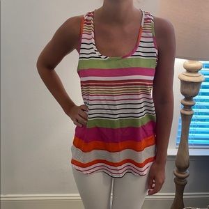 Multi colored tank